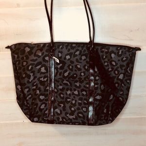 Bath and Body Works NWT Black Leopard Tote
